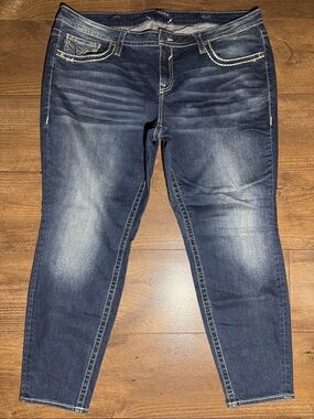 Vigoss Dark Wash Skinny Jeans - Size 22x30